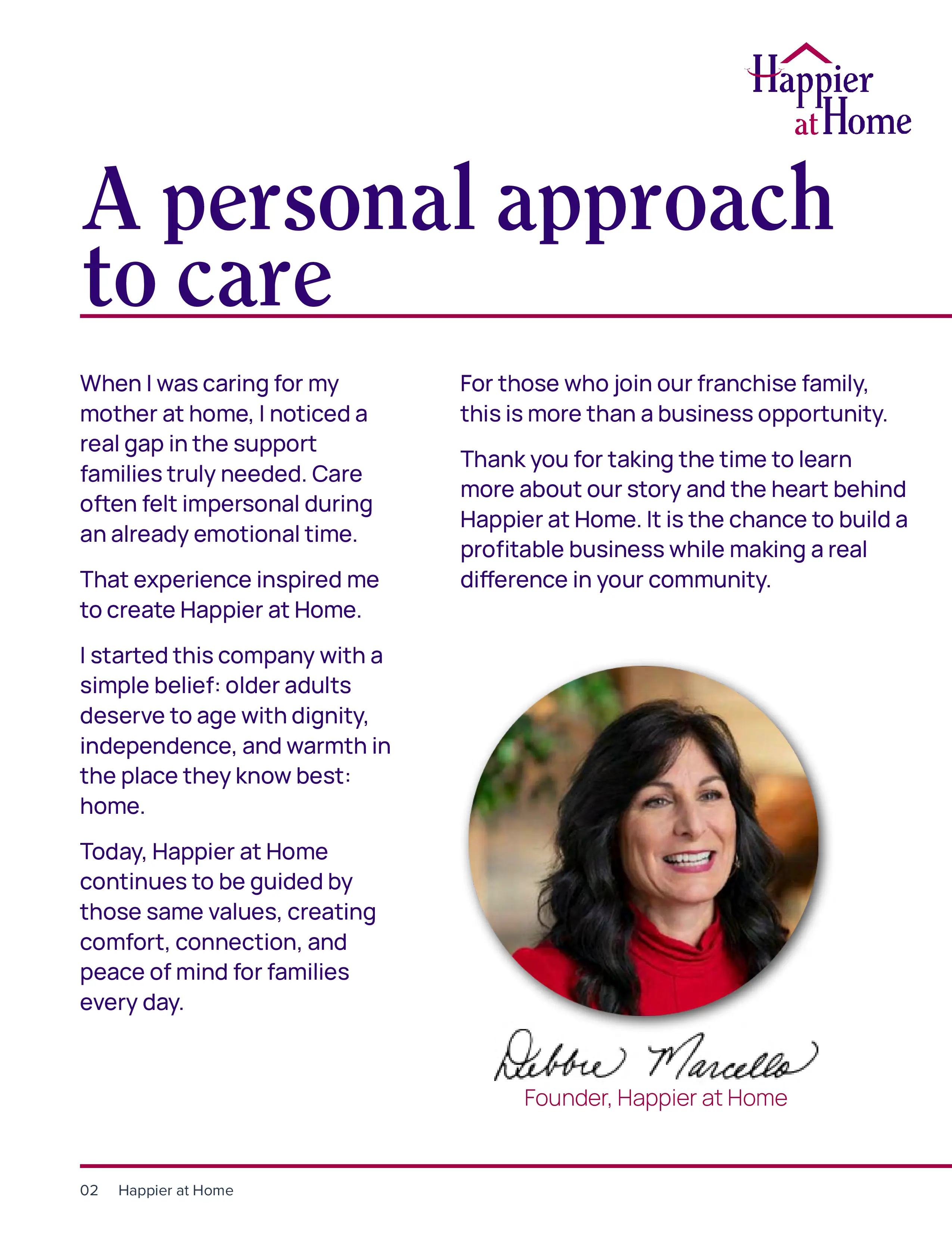 Sales Brochure page 2