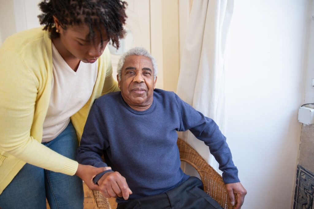 Home care franchise financing allows woman to take care of seniors in her neighborhood.