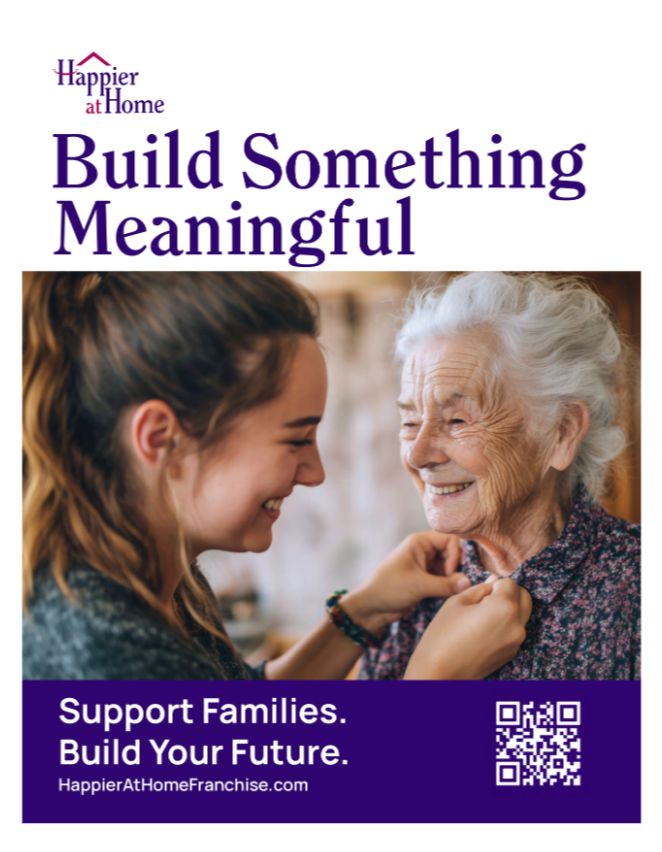 Happier At Home franchise brochure cover